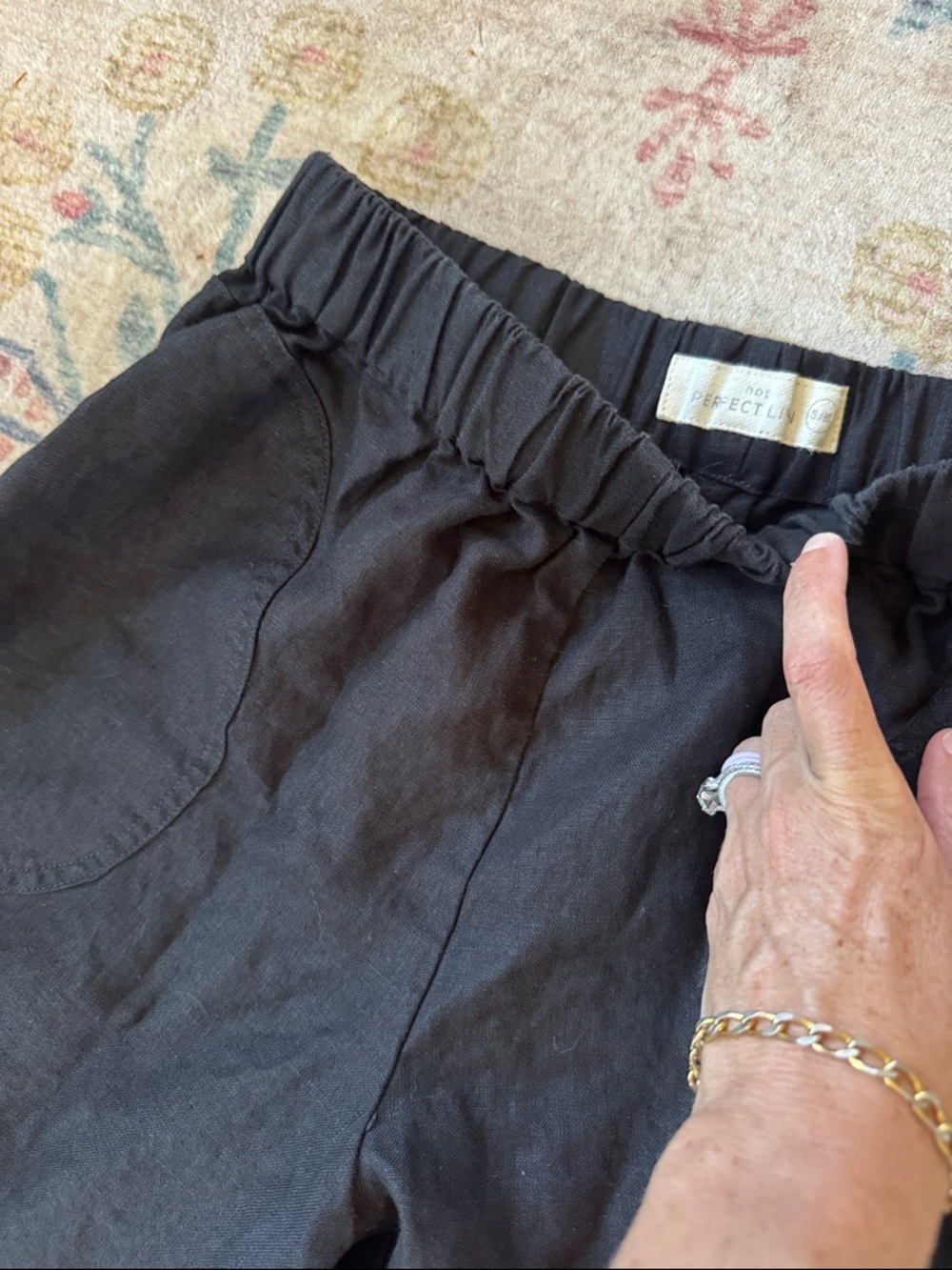Not Perfect Linen Athens Pants - Picture 3 of 4